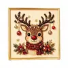 Navidad Transfronteriza DIY Pintura Decorativa de Perlas Muñeco de Nieve Árbol de Navidad Pintura de Puntos de Diamante Irregulares Kit Hecho a Mano Fábrica