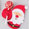 Empaque de dulces navideños Papá Noel pingüino paleta tarjeta de papel tarjeta de decoración tarjeta 50
