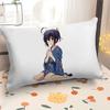 Almofada Personalizada Tendência Bidimensional com Estampa de Desenho Animado, Almofada de Pelúcia para Sala de Estar, Almofada Retangular para Sofá