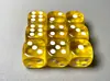 Dados Transparentes Coloridos de Esquina Redondeada de 16 mm para Juegos de Mesa, Juegos de Rol, Entretenimiento, Material Didáctico, Dados Pequeños Acrílicos de Alta Gama
