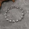 Pulsera de Aleación con Calavera, Moderna y Tendencia, Elegante y Genial, Joyería Popular, Comercio Transfronterizo, Ventas Calientes, Grandes Descuentos
