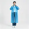 Impermeable para hombre y mujer, engrosado, largo, de cuerpo entero, a prueba de lluvia, adecuado para viajes al aire libre, poncho de viaje todo en uno, impermeable no desechable