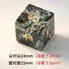 Dados Poliedros Pedra de Olho Verde Natural Jogo de Mesa Dnd Dungeons and Dragons Jogo de Lazer Dados Conjunto Z02