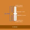 Adaptador de Torre Resistente a Altas Temperaturas Interface de Conversão de Tamanho Pequeno Conexões para Tubos de Água e Gás Tubo Flexível de Plástico Conector Reto Redutor de PP
