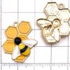 Nuevo Colgante de Aleación con Goteo de Aceite de Abeja Panal de Miel de Venta Caliente Transfronterizo DIY Pulsera Collar Accesorios de Joyería