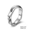 Anillo Möbius de Personalidad Única para Hombre Japonés y Coreano, Acero de Titanio Niche para Pareja, Pareja, Pareja, Pareja, Pareja, Anillo de Multitud de Moda