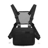 Nova Estilo Cool Bolsa de Pendurar Masculina Colete Funcional Masculino Casual Personalizado Bolsa de Peito Feminina Moda de Rua Tendência Bolsas de Ombro Estilo Ferramentas