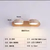 Luz de espelho LED frontal para lavatório de banheiro, penteadeira minimalista retrô japonesa, lavatório, luminária de parede rotativa para iluminação de quadros
