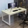 Escritorio Rectangular Simple, Escritorio de Computadora de Escritorio para el Hogar, Escritorio de Estudio para Estudiantes en el Dormitorio, Mesa de Estudio de Oficina Multifuncional