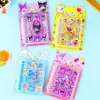 Nuevo Cuaderno de Bobina Reductor de Estrés Agitable Arena Movediza Serie Sanrio Cuaderno para Compartir Cuaderno Creativo Mayoreo