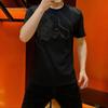 TikTok Explosions Verão Camiseta Masculina de Manga Curta Solta All-match Moda Juvenil Meia Manga Fina Masculina Camiseta de Manga Curta