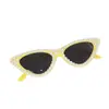 Gafas de Sol Triangulares Estilo Cat-Eye Seleccionadas Cuidadosamente con Perlas, Estilo de Alta Gama, Gafas de Sol Protectoras UV al por Mayor