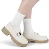 Calcetines Cruzados para Mujer para Primavera y Otoño, Calcetines Holgados Estilo Japonés, Calcetines de Color Sólido hasta la Pantorrilla, Calcetines Largos para Mujer de Otoño e Invierno al por Mayor