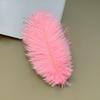 Ventas directas de fábrica de origen pluma de avestruz de varilla delgada 20-25cm pluma de alta calidad diy accesorios para ropa de escenario material para arreglos florales