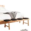 Banco Nórdico de Madera Maciza para Uso Doméstico, Banco al Pie de la Cama para Dormitorio, Banco para Cambiar Zapatos en la Entrada, Banco Largo de Madera Natural Moderno para Sala de Estar de Apartamento Pequeño