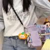Bolso Cruzado de Verano con Bloques de Color, Estilo Japonés, de Nicho, Funcional, para Niñas, Adecuado para Compras, Actividades al Aire Libre y Llevar Botellas de Agua, Bolso de Hombro
