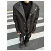 Chaqueta de mezclilla rígida de color original estilo americano con cuello inclinado para hombre, diseño vintage, top casual corto y holgado, Otoño/Invierno 2026