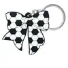 Chaveiro Pingente Bola Esportiva PVC Borracha Macia Fivela Decorativa DIY Acessório de Mochila Amazon Presente Decorativo Venda por Atacado