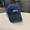 Boné de Baseball Lavado Roxo Vibe Letra Simples Estilo Coreano Jovem Homens e Mulheres Rua Primavera e Verão Proteção Solar Boné com Aba