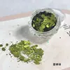 Decoraciones Coloridas Coreanas para Uñas con Purpurina Celebridad de Internet Súper Brillantes Blanqueadoras Súper Finas Dopamina Lentejuelas Grandes Hexagonales para Uñas