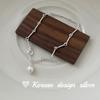 Estilo K de Design Simples Estilo Ins Prata Joias Prata de Lei 925 Pulseira de Bambu Natural Simples Empilhável Versátil para Mulheres