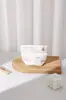 Bolsa de Cosméticos de Tela Rayada Bordada con Corazones Linda y Dulce Bolsa de Almacenamiento Portátil Gran Capacidad Bolsa de Lavado Rosa y Blanco