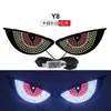 Nova Luz LED Decorativa para Carro Olho de Diabo Luz Kazilan Olho Grande Modificada Decoração Personalizada 11 Modos USB