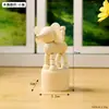 Ornaments Criativos de Madeira Pintados à Mão DIY Marionetes Móveis para Decoração de Mesa em Casa Artesanato Adereços de Fotografia