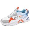 Zapatos transpirables para hombre, tendencia popular de primavera 2025, para jóvenes, con malla reforzada, para papá, zapatillas para correr con suela gruesa.