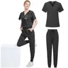Ropa Deportiva Nueva de Mujer de Venta Caliente Europea y Americana Traje Uniforme Casual Ropa para Lavar de Hospital Sala de Operaciones de Doctora Enfermera