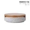 Novo Cinzeiro de Cerâmica Estilo Chinês Caixa de Bitucas para Uso Doméstico Cinzeiro Redondo Retro para Hotel Comercial com Tampa Anti-Cinzas Cinzeiro Redondo para Restaurante
