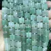 10mm Ágata de Cristal Jade Quadrado Feito à Mão com Contas Quadrado Plano Peça Cortada Acessórios para Joias Contas Soltas Atacado