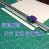 Régua Reta, Régua de Corte, Régua Protetora, Régua de Corte Kt Board Deslizante, Ferramenta de Produção de Publicidade, Proteção de Mão Anti-Corte, Resistente a Metano