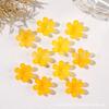 Bestseller Colorido Acrílico Esmerilado Ramo de Girasol de Seis Pétalos Cuentas Sueltas DIY Accesorios para el Cabello Hechos a Mano con Cuentas