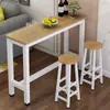 Mesa de bar de parede varanda uso doméstico borda estreita mesa longa loja de milk tea prateleira estreita de parede mesa e cadeiras mesa longa esguia