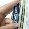 1,5CM Faixa Jacquard Estilo Étnico Ponto Poliéster Nylon Faixa Jacquard de Computador Faixa Bordada Acessórios para Roupas
