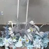 Arreglo Floral de Boda, Producto Terminado de Flor de Seda Decoración, Guía de Camino para Escenario T, Diez Colores Disponibles, Arreglo Floral de Boda, Banquete de Compromiso