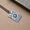999 Pies Plata Amarillo Dios de la Riqueza Colgante Redondo Hecho a Mano para Pastel Hombres y Mujeres Personalidad Colgante de Plata de la Suerte Ocho Tesoros Auspiciosos Ping An Nafu