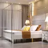 Mosquitero para Habitación de Casa, Estilo Palacio Tradicional de Pie para Verano, Marco, Puerta Única Cifrada Fija, Nuevo Modelo 2023, Cifrado