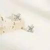 Brincos de moinho de vento, brincos pequenos e requintados, acessórios de orelha simples, ear cuffs versáteis, acessórios da moda e elegantes para mulheres