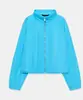 Moda europea y americana transfronteriza para mujer AliExpress superventas Chaqueta con cremallera estilo francés tejido técnico