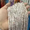 2*4mm Pasta de Frijol Color Mixto Corte Recto Ágata Piedra Natural Cuentas Planas Cuentas Espaciadoras Cuentas Sueltas Productos Semi-terminados Accesorios para Joyería DIY