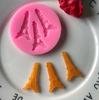 Ventas Directas de Fábrica corona de dibujos animados herramientas de ferretería cruzada molde de silicona para pastel molde de yeso para aromaterapia decoración de velas