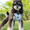 Nova coleira peitoral estilo colete para animais de estimação, coleira de cachorro refletiva, prática, durável e portátil para filhotes
