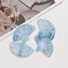 Estilo Chino Abanico de Niebla Degradado Hueco Colgante de Acrílico Colgante Accesorios para Pendientes DIY Llavero