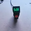 Pantalla verde tres velocidades-manillar de coche eléctrico accesorios para coche eléctrico manillar de control de velocidad manillar del acelerador interruptor manillar de coche eléctrico