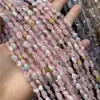 Piedra natural cruda de 6x8 mm con forma amorfa, cuentas sueltas semiacabadas, fabricantes, comercio exterior al por mayor, accesorios de joyería DIY