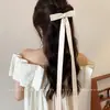 Horquilla de Princesa con Lazo Medio Atado, Accesorio para el Cabello, Pinza Elegante y Dulce de Satén, Horquilla Estilo Coreano para la Parte Posterior de la Cabeza