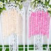 Guirnalda de Hortensias Simuladas Pétalos Ratán Boda Techo Pared Colgante Decoración Flores Falsas Arreglo para Vacaciones Flores Artificiales de Seda al por Mayor