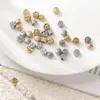 Cuentas Espaciadoras Chapadas al Vacío de Acero Inoxidable Pulsera Estilo Étnico Accesorios para Collares Joyería Perforada DIY Accesorios Venta al por Mayor